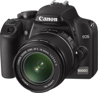 Canon EOS 1000D + EF-S 18-55mm 10,1 MP CMOS 3888 x 2592 Pixel Schwarz
