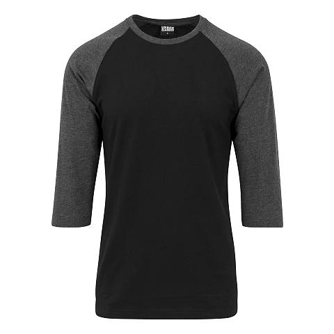 Urban Classics TB366 T-Shirt 3/4 Ärmel Baumwolle, Trikot, Polyester