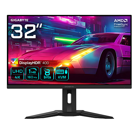 GIGABYTE M32UP 31.5" UHD Gaming-Monitor - 3840 x 2160, 160 Hz, 1 ms, 350 cd/m², AMD FreeSync Premium Pro, DisplayHDR 400, HDMI 2.1, Displayport 1.4