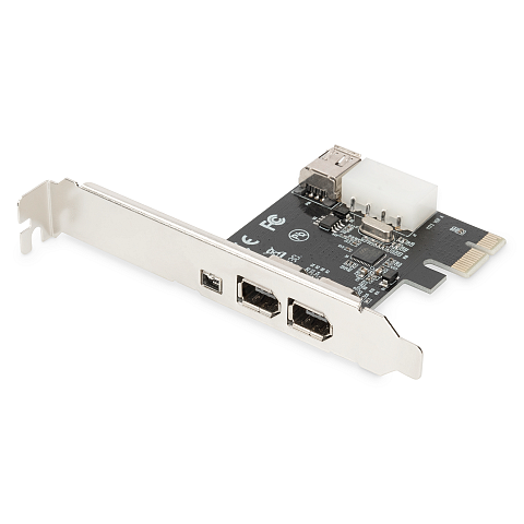 Digitus PCI Express Karte, Firewire 1394a (3+1 Port)