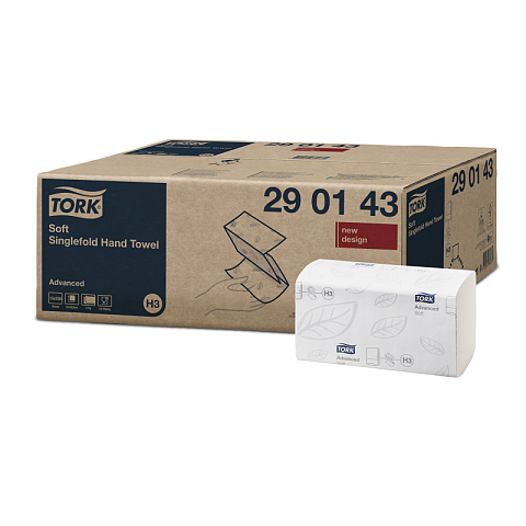 Tork 290143 Papiertuch 250 Blätter Weiß
