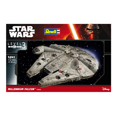 Revell Millennium Falcon Raumflugzeug-Modell Montagesatz 1:241