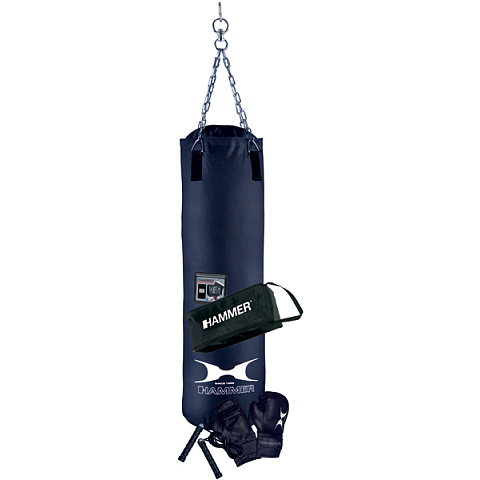 HAMMER Boksset Chicago Erwachsener Schwere Tasche Nylon Schwarz
