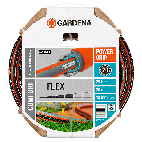 Gardena 18033-20 Gartenschlauch 20 m Schwarz, Grau, Orange