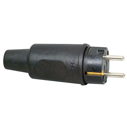Kopp 179516054 Elektrischer Netzstecker Typ F Schwarz 2P