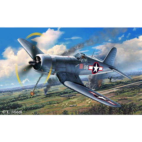 Revell Vought F4U-1D CORSAIR Starrflügelflugzeug-Modell Montagesatz 1:72