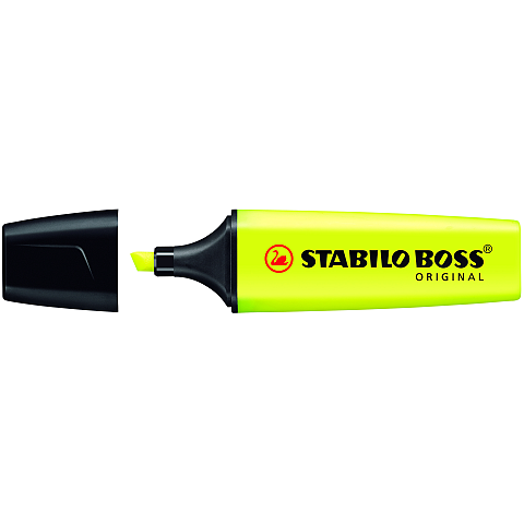 STABILO BOSS ORIGINAL Marker 1 Stück(e) Meißel Gelb