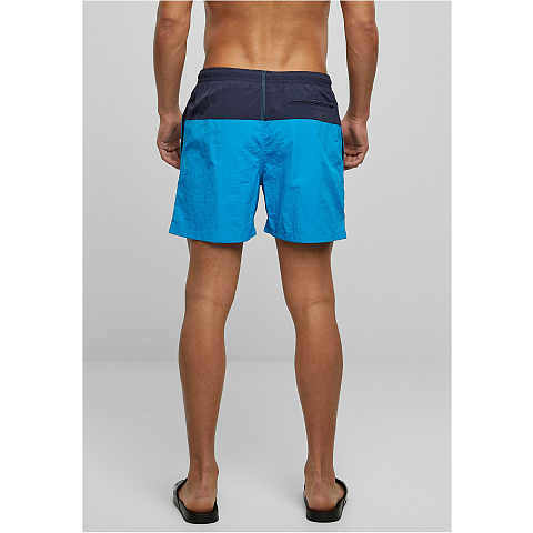 Urban Classics TB1026 Schwimm-Boxershorts Blau, Navy