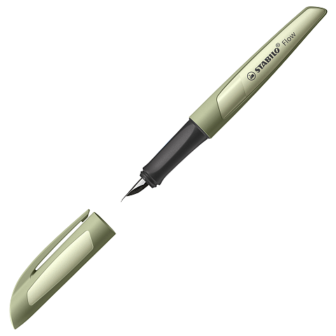 STABILO Flow Monochrome Füllfederhalter Kartuschenfüllsystem Khaki 1 Stück(e)