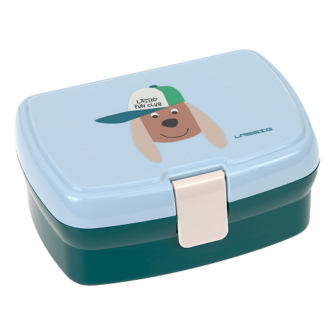 Lässig Tiny Drivers Brotdose 1 l Polypropylen (PP) Blau, Grün 1 Stück(e)