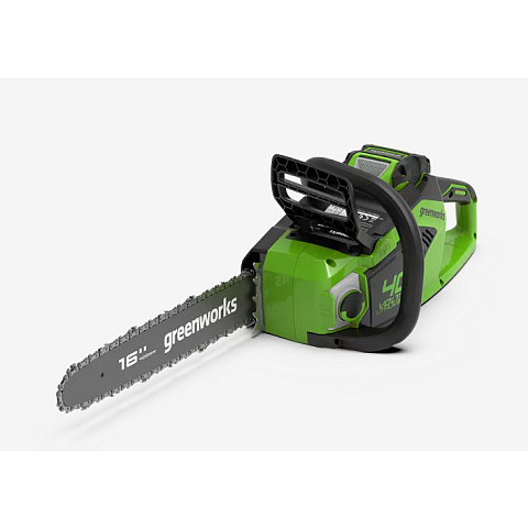 Greenworks GD40CS18 Motorsäge Schwarz, Grün