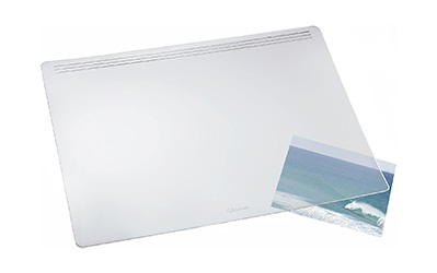 Laufer Matton Schreibtischunterlage Transparent