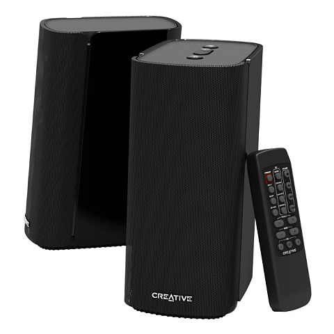 Creative Labs T100 Voller Bereich Schwarz Verkabelt & Kabellos 20 W
