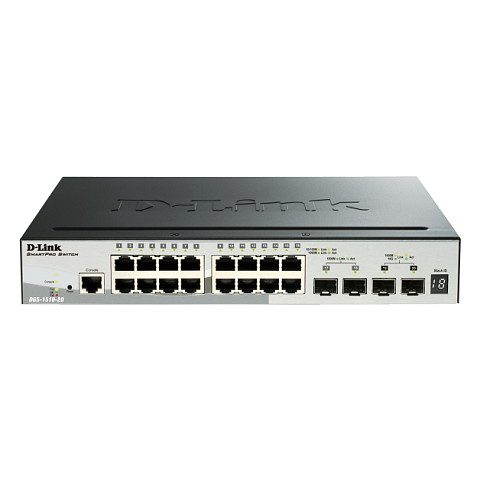 D-Link DGS-1510-52XMP Managed L3 Gigabit Ethernet (10/100/1000) Power over Ethernet (PoE) Schwarz
