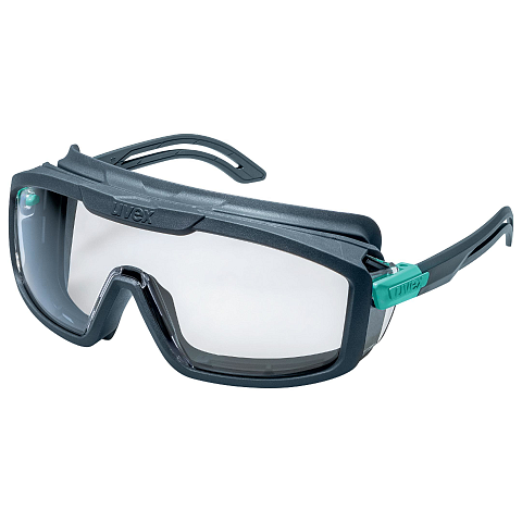 Uvex i-guard Schutzbrille Polycarbonat (PC) Blau, Grau