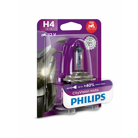 Philips CityVision Moto 12342CTVBW Motorradscheinwerferlampen