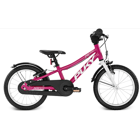 Puky CYKE 16-1 Stadtrad Aluminium Beere, Weiß