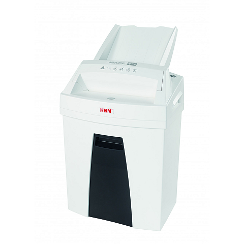 HSM Securio AF100 Aktenvernichter Partikelschnitt-Zerkleinerung 60 dB 22,5 cm Schwarz, Weiß