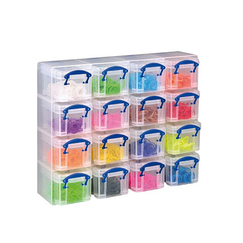 Really Useful Boxes UB03KUB Aufbewahrungsbox Rechteckig Kunststoff Transparent