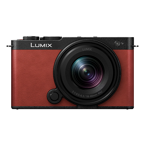 Panasonic Lumix S9 + S-R1840 Kompaktkamera 24,2 MP CMOS 12000 x 8000 Pixel Schwarz, Rot