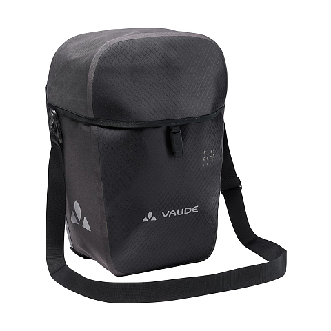VAUDE Aqua Commute Single Hinten Fahrradtasche 24 l Thermoplastische Polyurethane (TPU), Polyethylen Schwarz