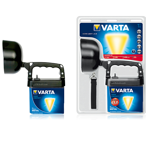 Varta 18660101421 Schwarz, Blau Taschenlampe LED