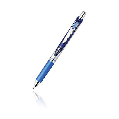 Pentel EnerGel Ausziehbarer Gelschreiber Blau 12 Stück(e)