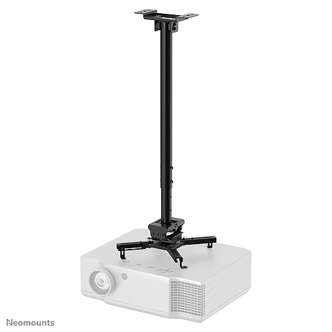 Neomounts CL25-550BL1 Beamer Deckenhalterung - H 74,5-114,5 cm - einfache Installation - volle Bewegung