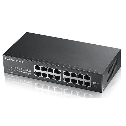 Zyxel GS1100-16 Unmanaged Gigabit Ethernet (10/100/1000)