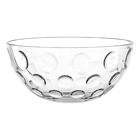 LEONARDO CUCNA OPTIC Snackschale 3,5 l Rund Glasfaser Transparent 1 Stück(e)
