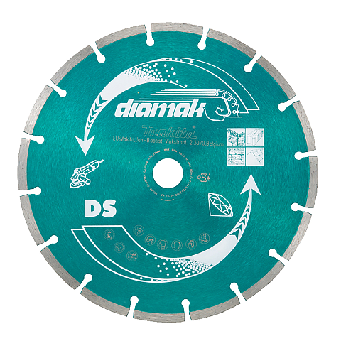 Makita D-61139 Diamantklinge 12,5 cm Segmentierte Radkranzdiamanttrennscheibe