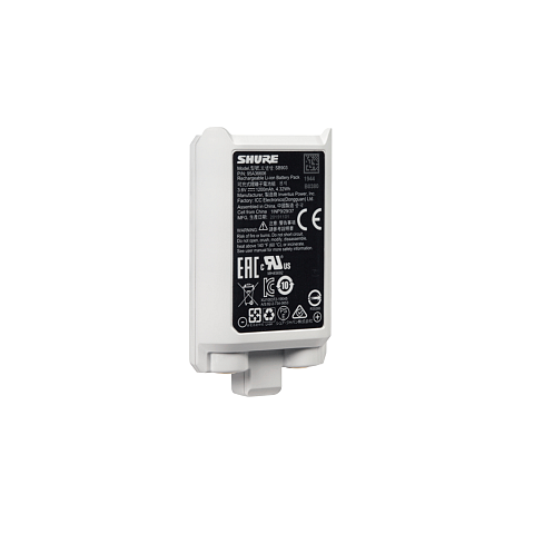 Shure SB903 Haushaltsbatterie Wiederaufladbarer Akku Lithium-Ion (Li-Ion)