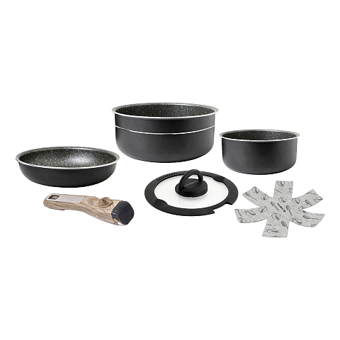 Brunner Pirate Mini Topf-Set 2,5 l Schwarz