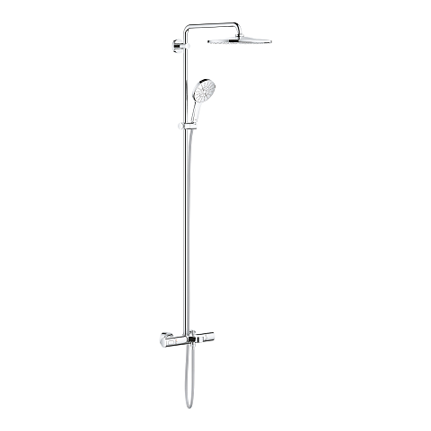 GROHE Rainshower SmartActive 130 Duschsystem 2 Kopf/Köpfe Wand Chrom