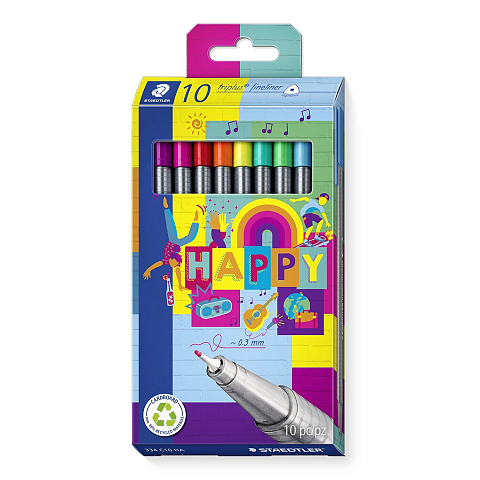 Staedtler triplus 334 Fineliner 10 Stück(e)
