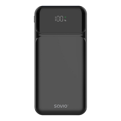 Savio BA-08 Powerbank Lithium Polymer (LiPo) 1000 mAh Schwarz