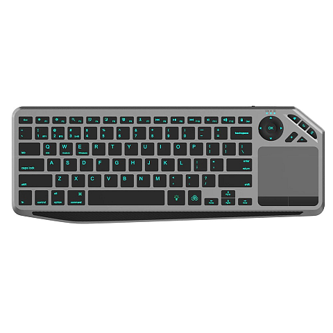 Techly ICTB9801TB Tastatur Universal RF Wireless + Bluetooth QWERTY US Englisch Schwarz