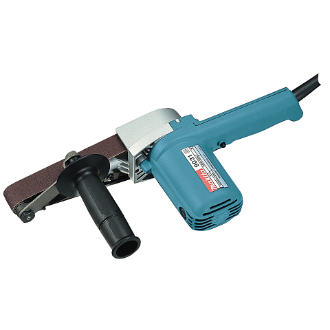 Makita 9031 Tragbares Schleifgerät Bandschleifmaschine Schwarz, Blau, Silber