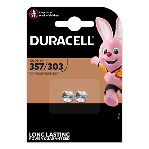 Duracell 303/357 Einwegbatterie SR44 Siler-Oxid (S)