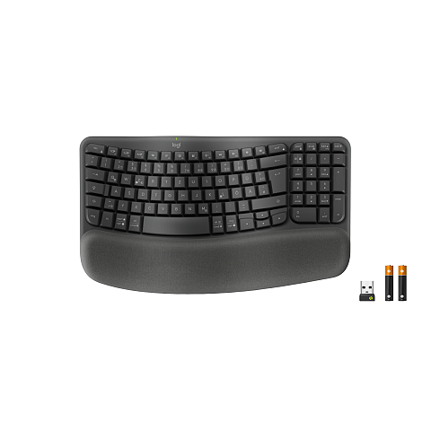 Logitech 920-012327 Tastatur Büro RF Wireless + Bluetooth QWERTZ Deutsch Graphit