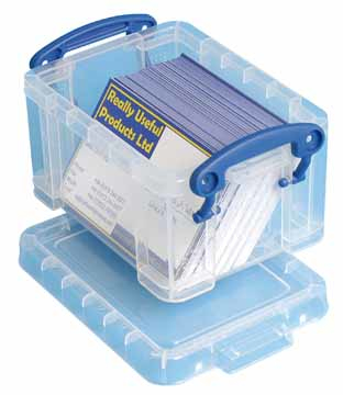 Really Useful Boxes UB033 Dateiablagebox Transparent