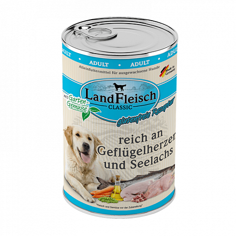 Landfleisch 9115882 Hunde-Dosenfutter Geflügel, Gemüse Adult 400 g