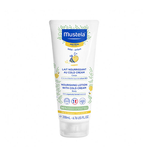 Mustela Nourishing Lotion Cold Cream & Beeswax Creme für Babys 200 ml