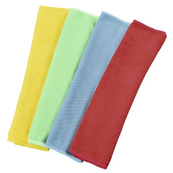 Hama 00111391 Reinigungstücher Mikrofaser Blau, Grün, Rot, Gelb 4 Stück(e)