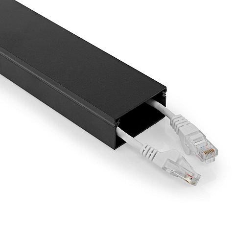 Nedis CMDT5025BK110 Kabel-Organizer Flur Kabelkanal Schwarz 1 Stück(e)