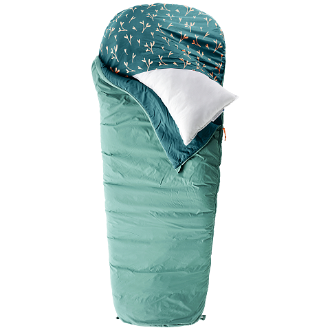 Deuter Overnite Kinder Mumienschlafsack Stoff Cyan