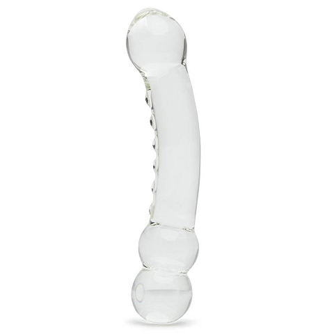 Lovehoney Fifty Shades of Grey Drive Me Crazy Masturbation, Vaginaler Sex Transparent Glas 190,5 mm 11,4 cm