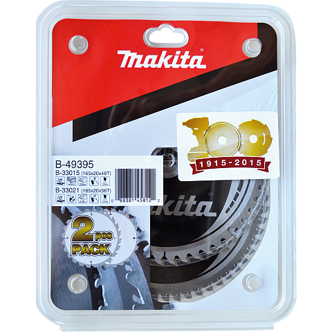 Makita B-49395 Kreissägeblatt 16,5 cm 2 Stück(e)
