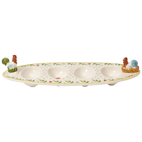 Villeroy & Boch 1486383592 Serviergeschirr Porzellan Mehrfarbig Oval Servierschüssel
