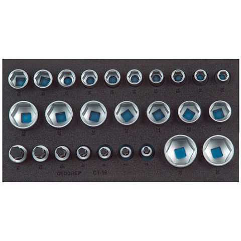 Gedore 2308908 Steckdosen/Steckdosen-Set